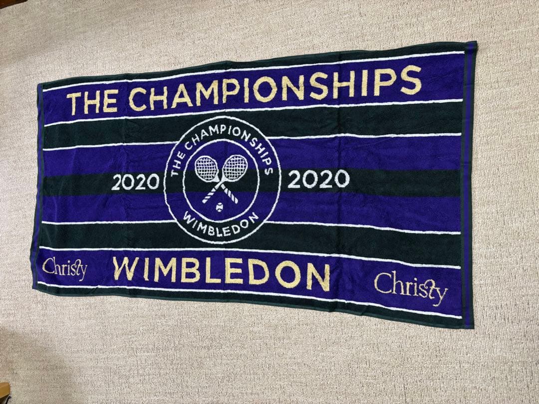 ウィンブルドンテニス2020年　　オフィシャルタオル