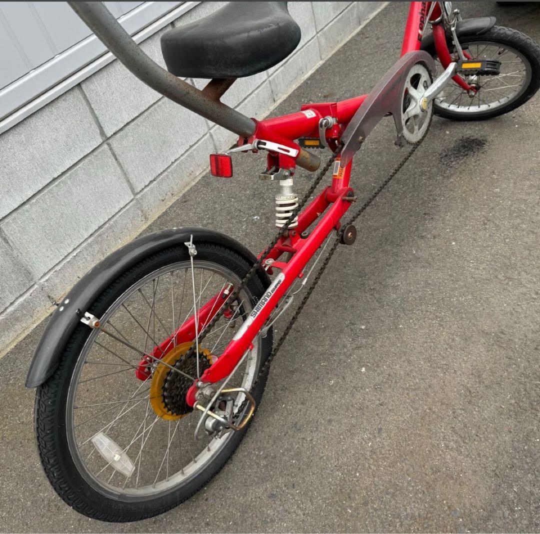 希少 elephant エレファント 折り畳みリカンベント自転車 6段サス付です