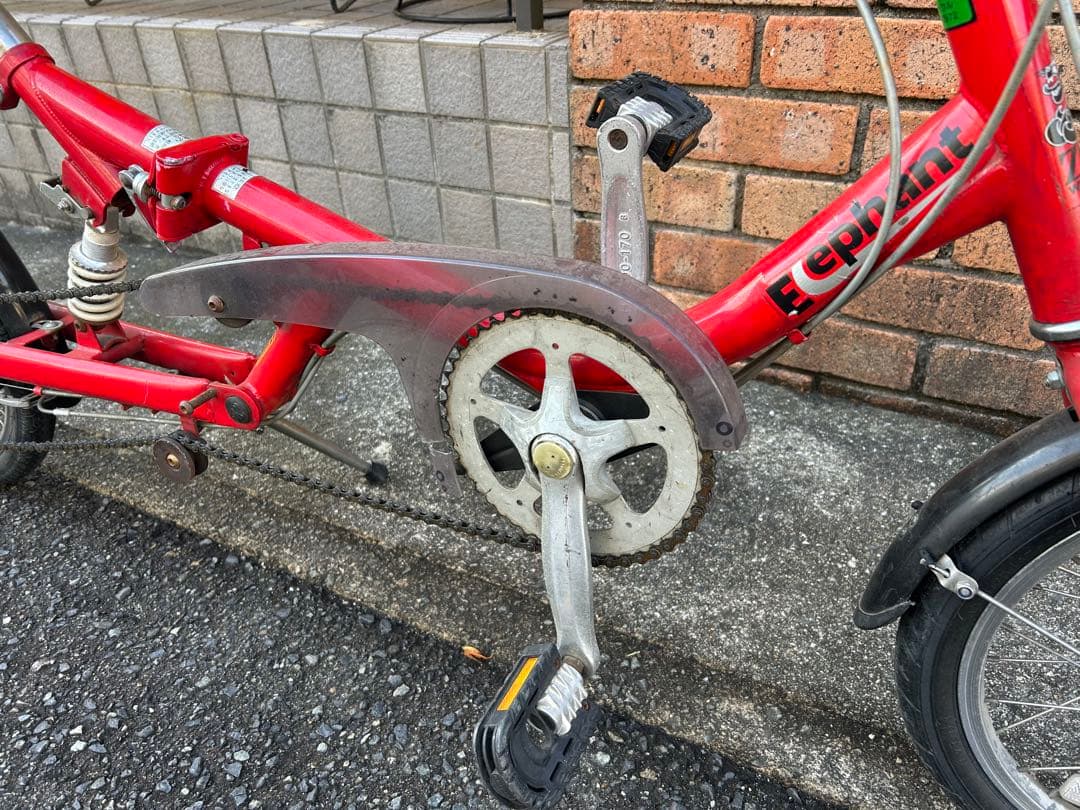 希少 elephant エレファント 折り畳みリカンベント自転車 6段サス付です