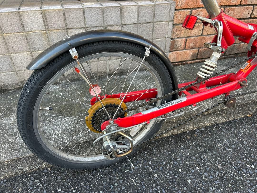 希少 elephant エレファント 折り畳みリカンベント自転車 6段サス付です