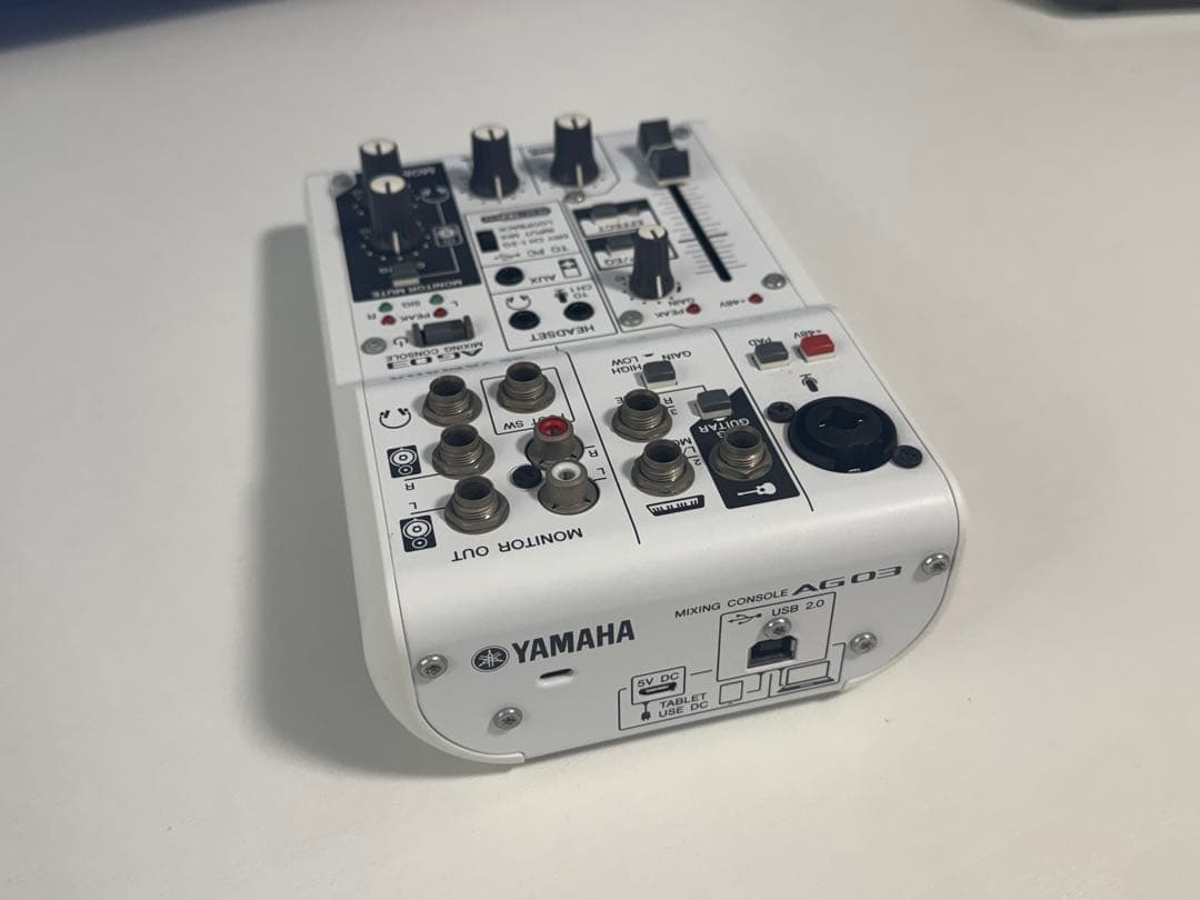 YAMAHA ウェブキャスティングミキサー オーディオインターフェース　AG03