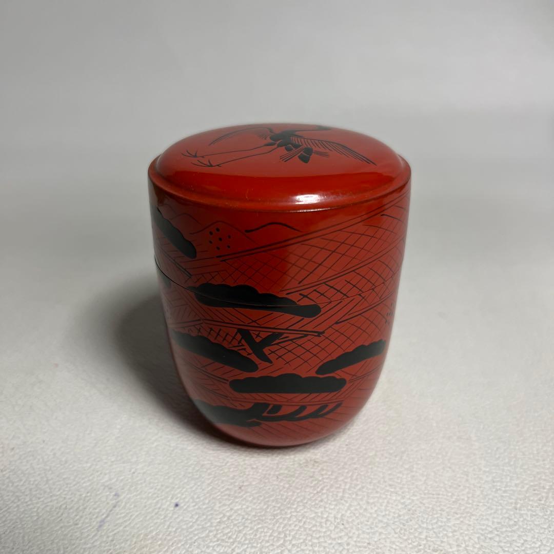 お稽古茶道具　蒔絵中棗と曙棗