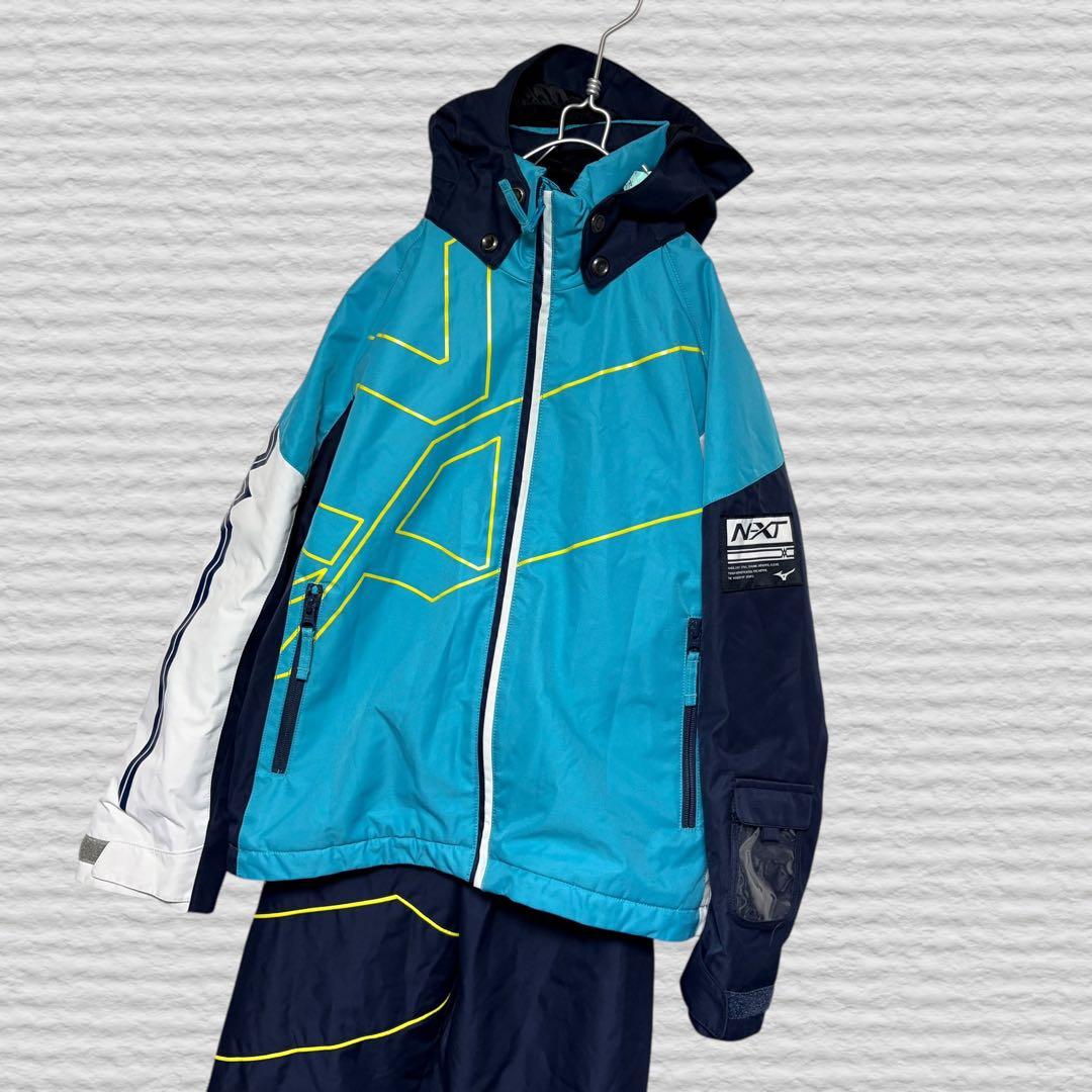 《MIZUNO》N-XT ジュニア スキースーツ サイズ調節可能 140