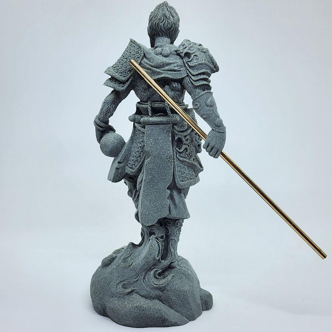 【圧倒的存在感！】武神風フィギュア／石像風／装飾・インテリアに最適