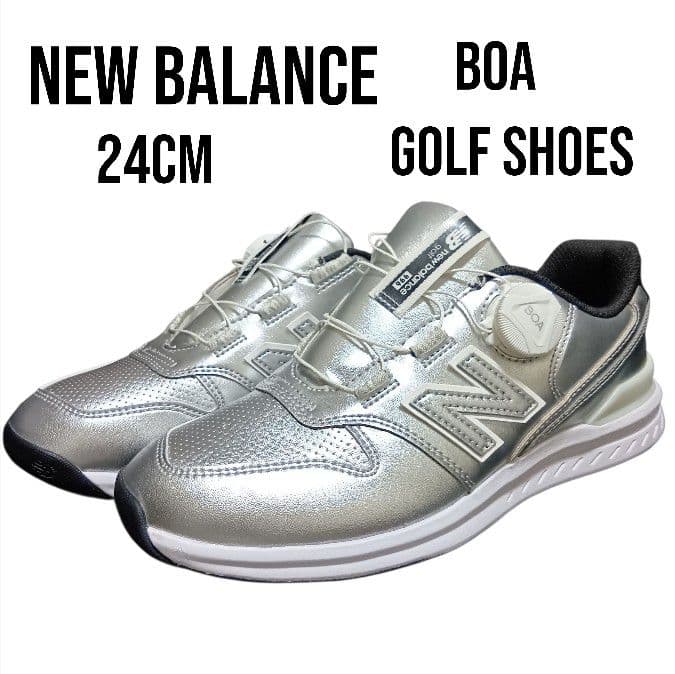 【新品】ニューバランス 996 ゴルフシューズ BOA シルバー