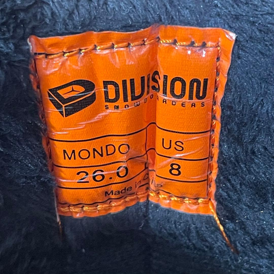 DIVISION ボード　ビンディング　ブーツの3点セット(ソフトケース付き）