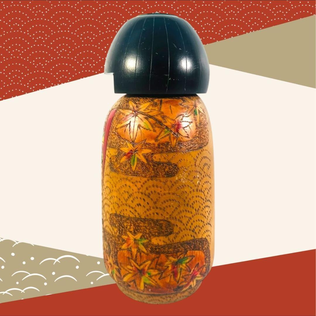 創作 こけし　小林伊之助 作　日本人形 木工芸