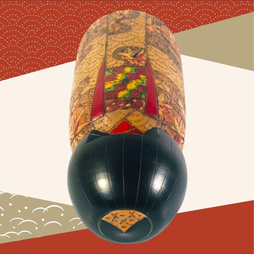 創作 こけし　小林伊之助 作　日本人形 木工芸