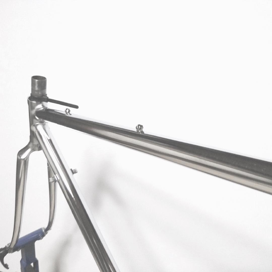 【美品】クロモリ ロードフレーム フルメッキ