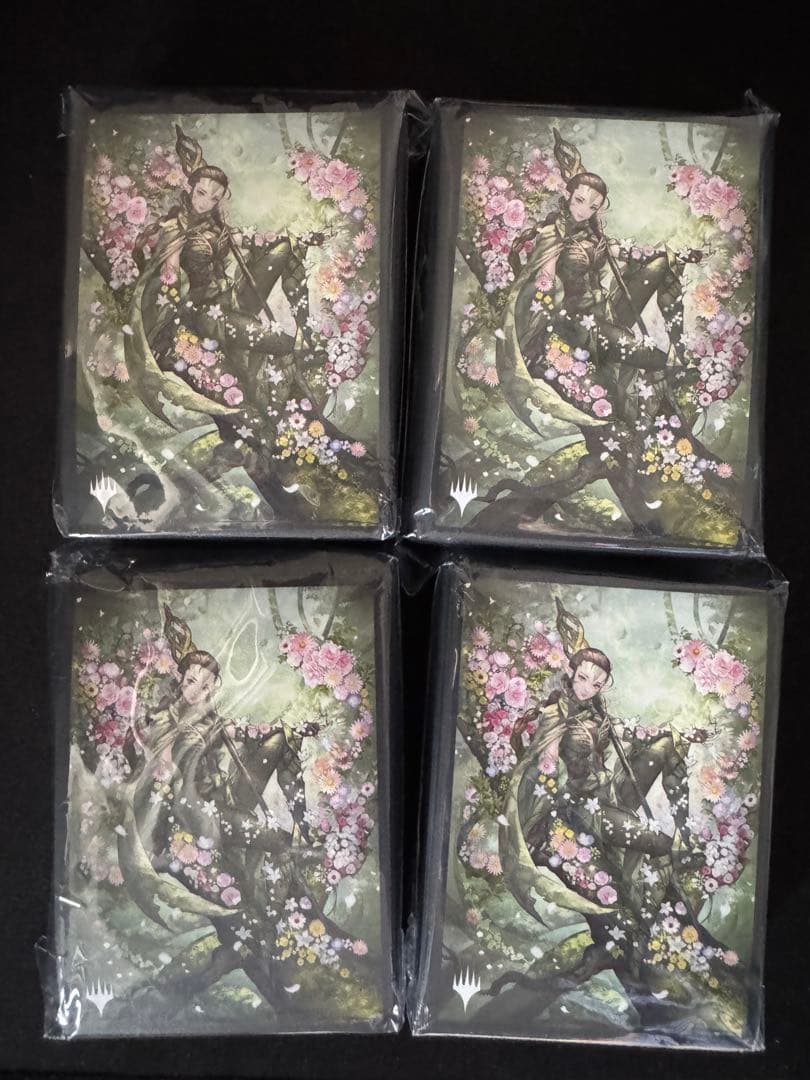 MTG 復活した精霊信者、ニッサ スリーブ　4セット　新品未開封