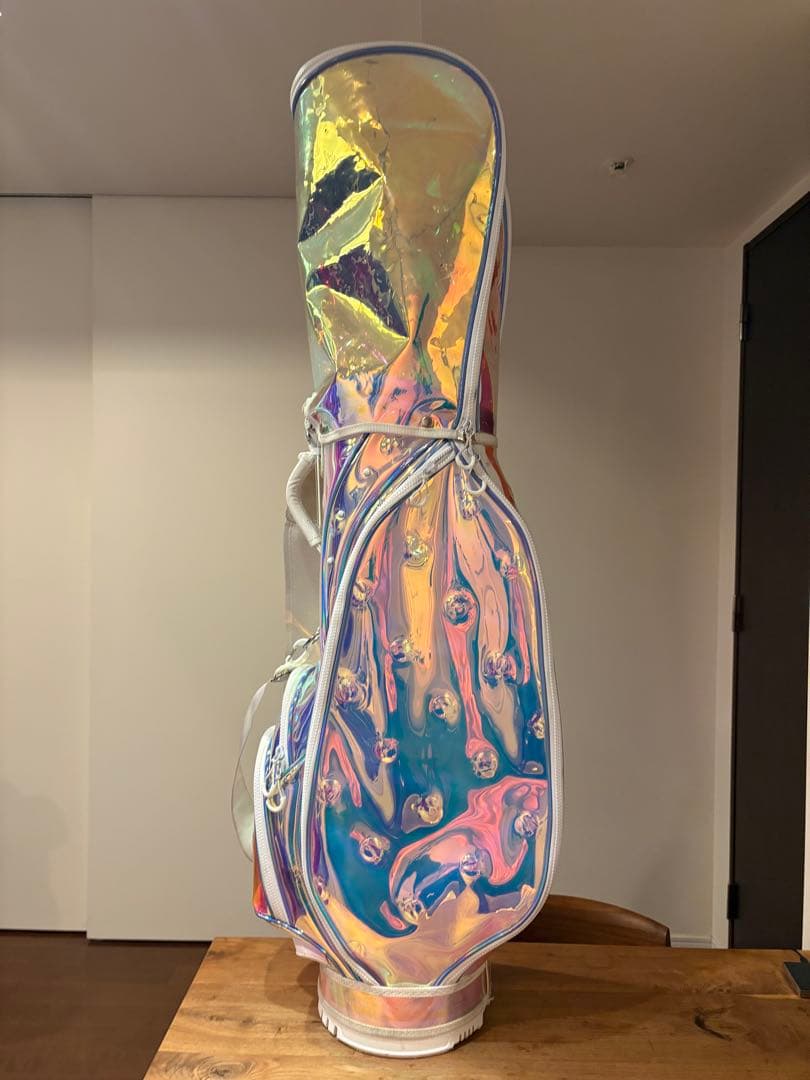 本間　ホンマ　スケルトン オーロラ　キャディバッグ　非売品