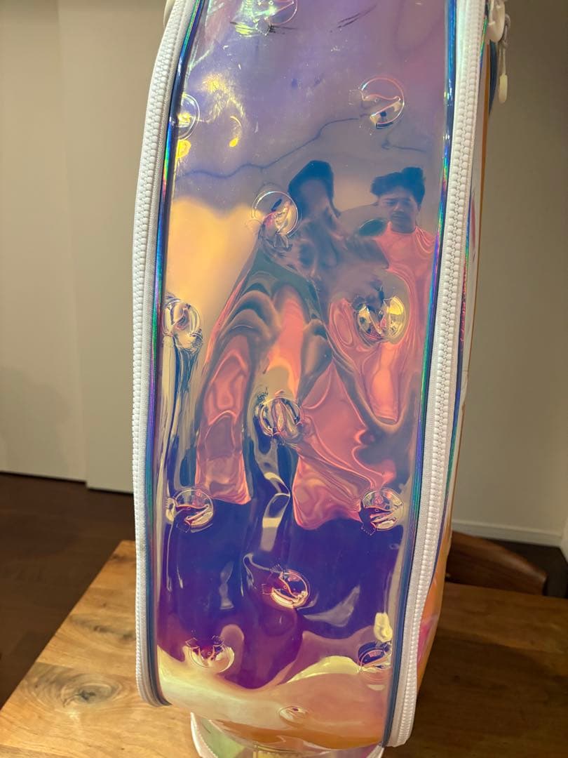 本間　ホンマ　スケルトン オーロラ　キャディバッグ　非売品