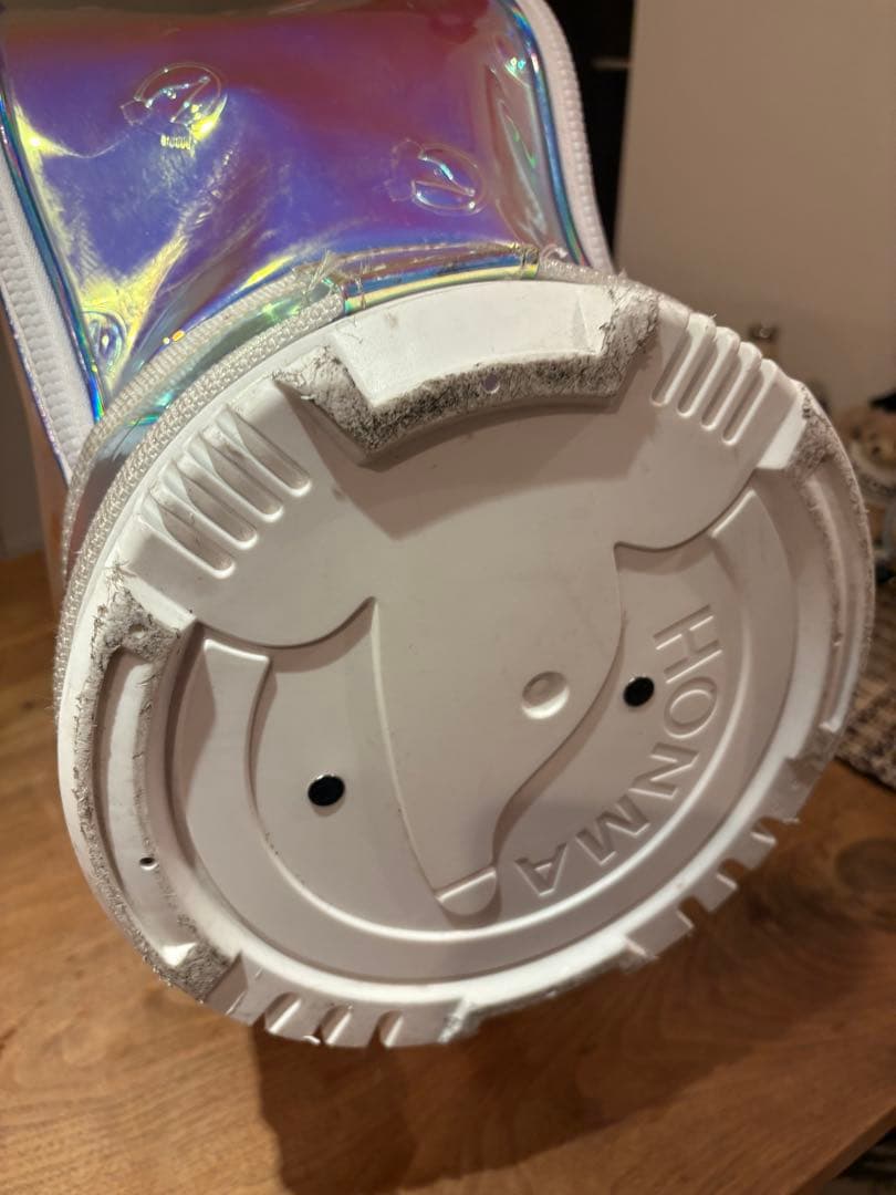 本間　ホンマ　スケルトン オーロラ　キャディバッグ　非売品