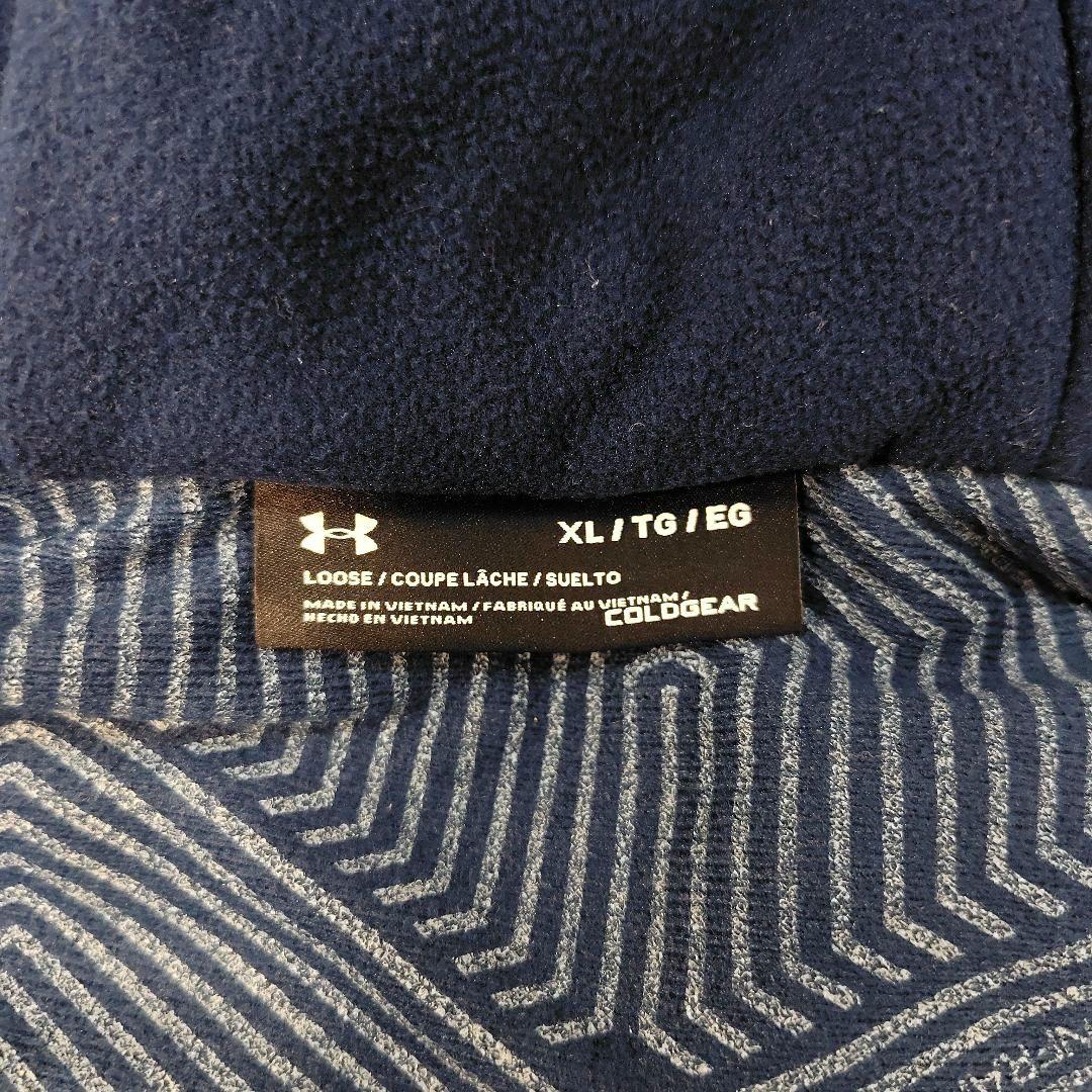 未使用級 アンダーアーマー ストーム ベンチコート ロングコート ネイビー XL