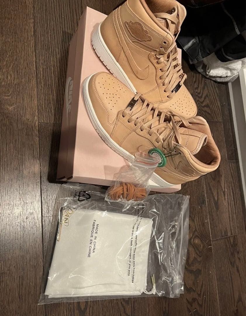 新品 AIR JORDAN 1 PINNACLE バケッタタン 27.5cm