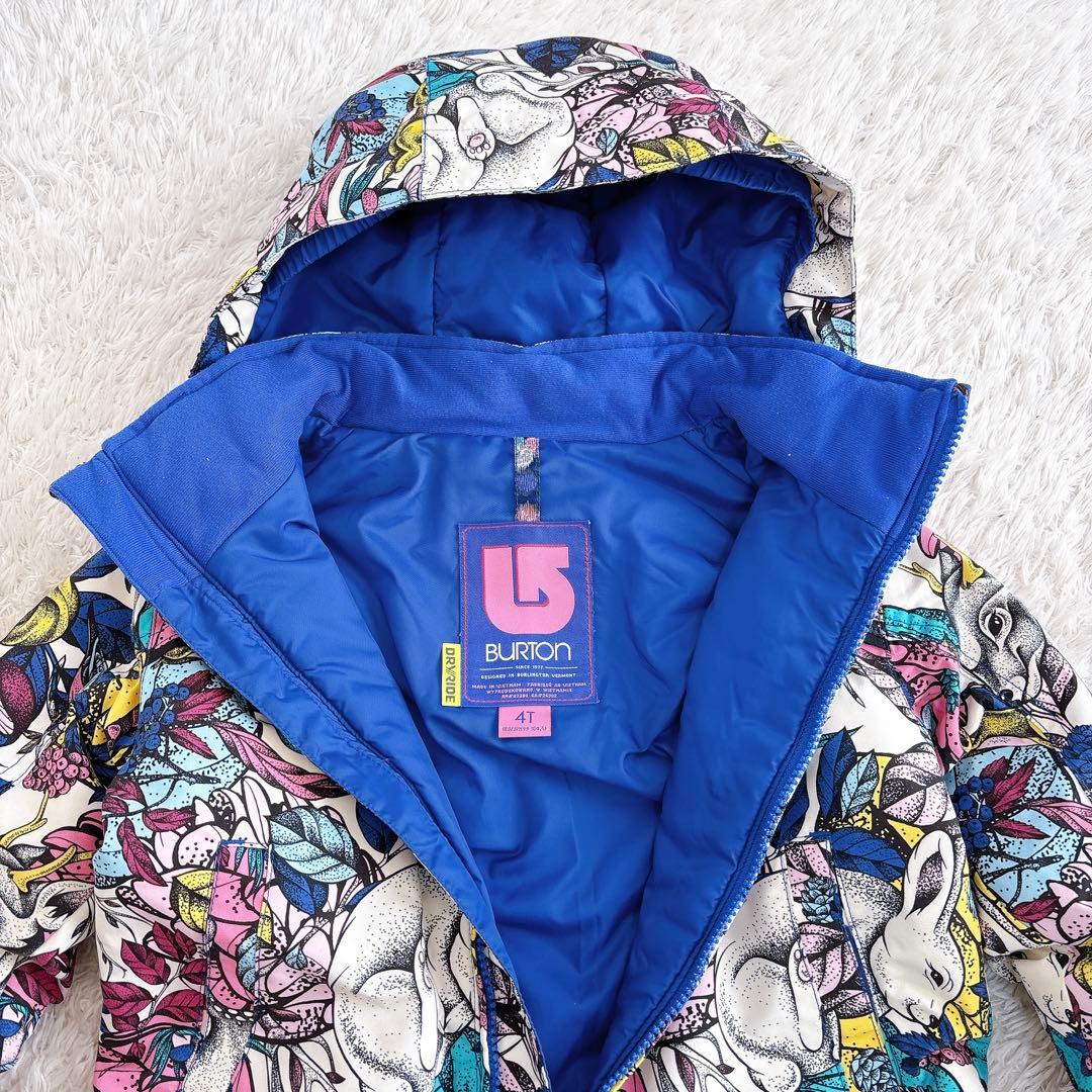 クリーニング済　美品　BURTON スノーボードウェア 4T 100cm前後