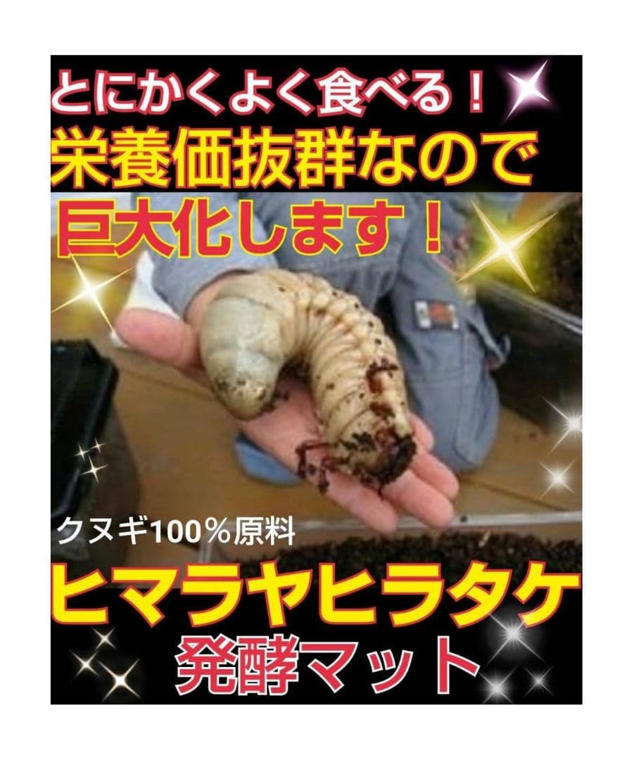 カブトムシ幼虫が大きくなる！発酵マット【90リットル】保存に便利なチャック付き袋