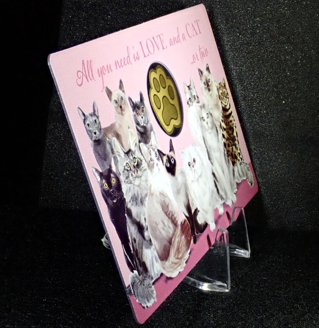 肉球金貨！？純金！？ 可愛すぎる♡ 限定品！カード付！COA付 限定品ネコちゃん