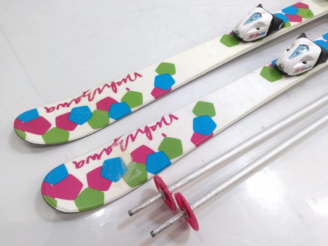 女の子 ジュニアスキー4点セット ニシザワ 110cm ブーツ 24.5cm ◇