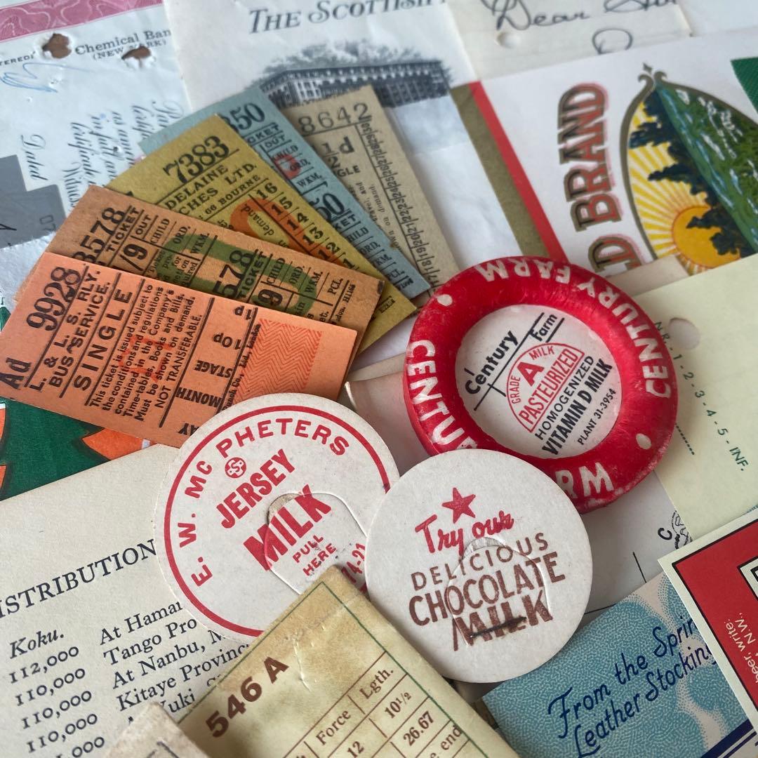 【223】 ヴィンテージ 紙ものセット 送料込み✩