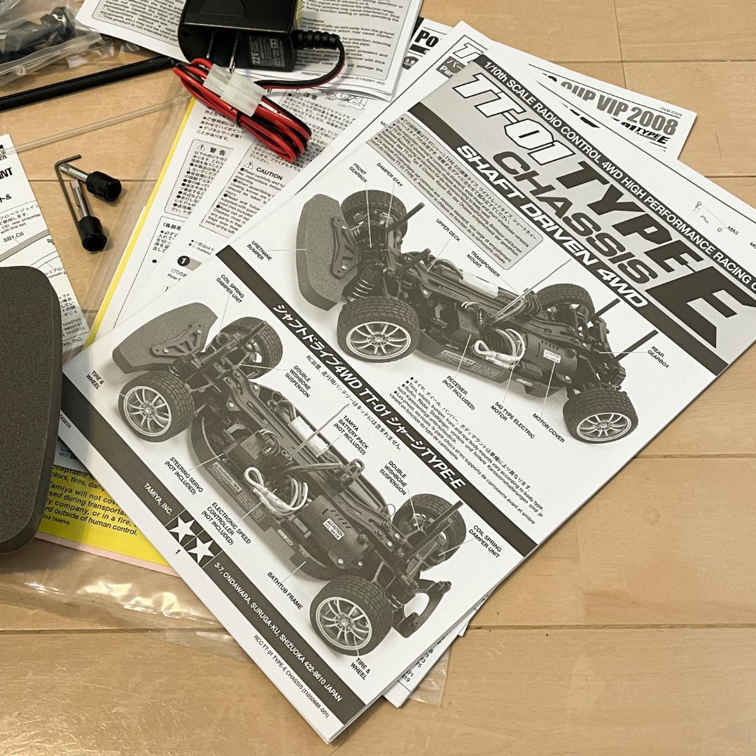 タミヤ RCカー ポルシェ 911 GT3 2008 TT-01 TYPE-E