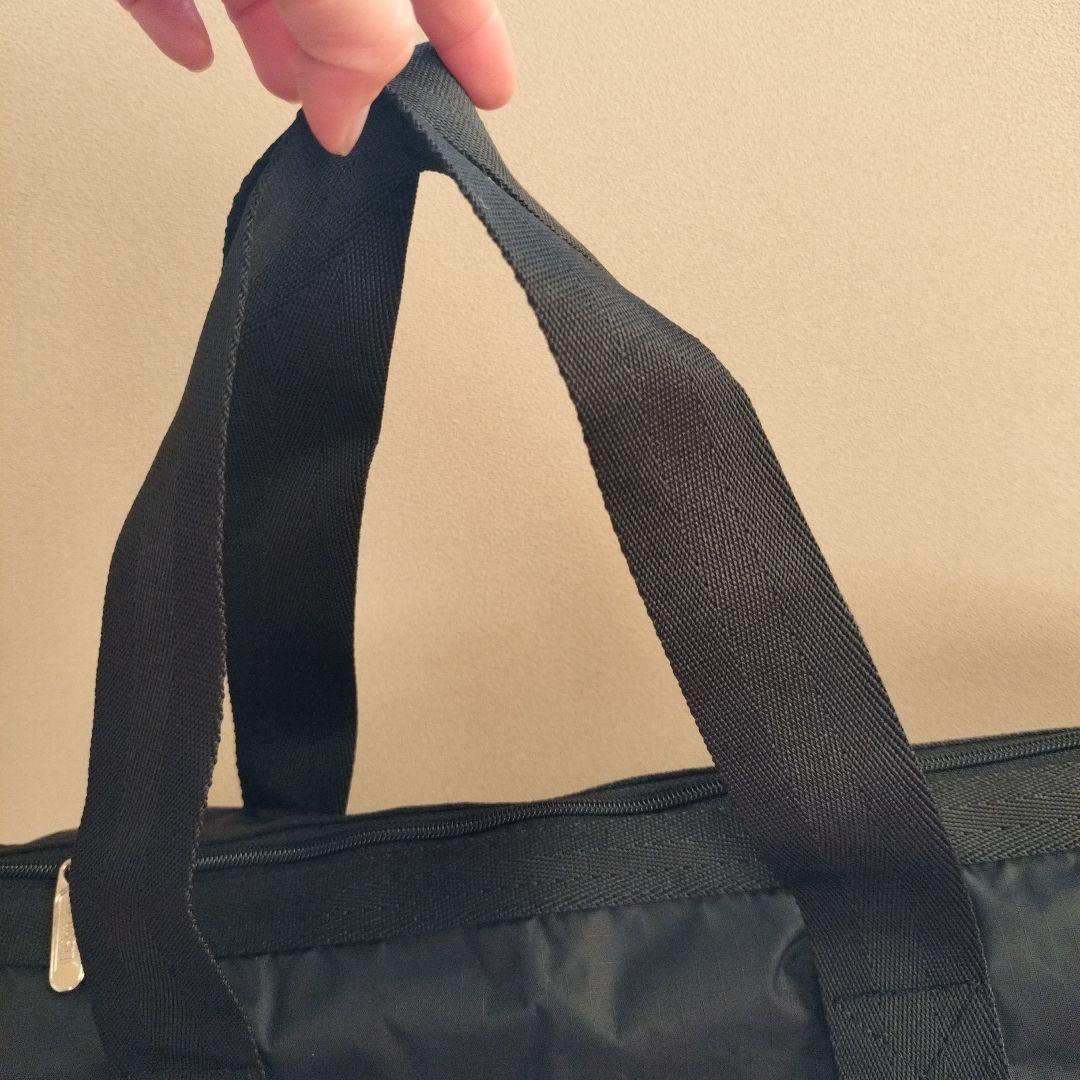 新品未使用　ブラック　レスポートサック　ボストンバッグ　ポーチ付き