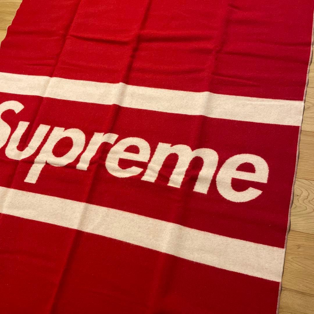 Supreme Faribault Wool Blanket ブランケット 赤