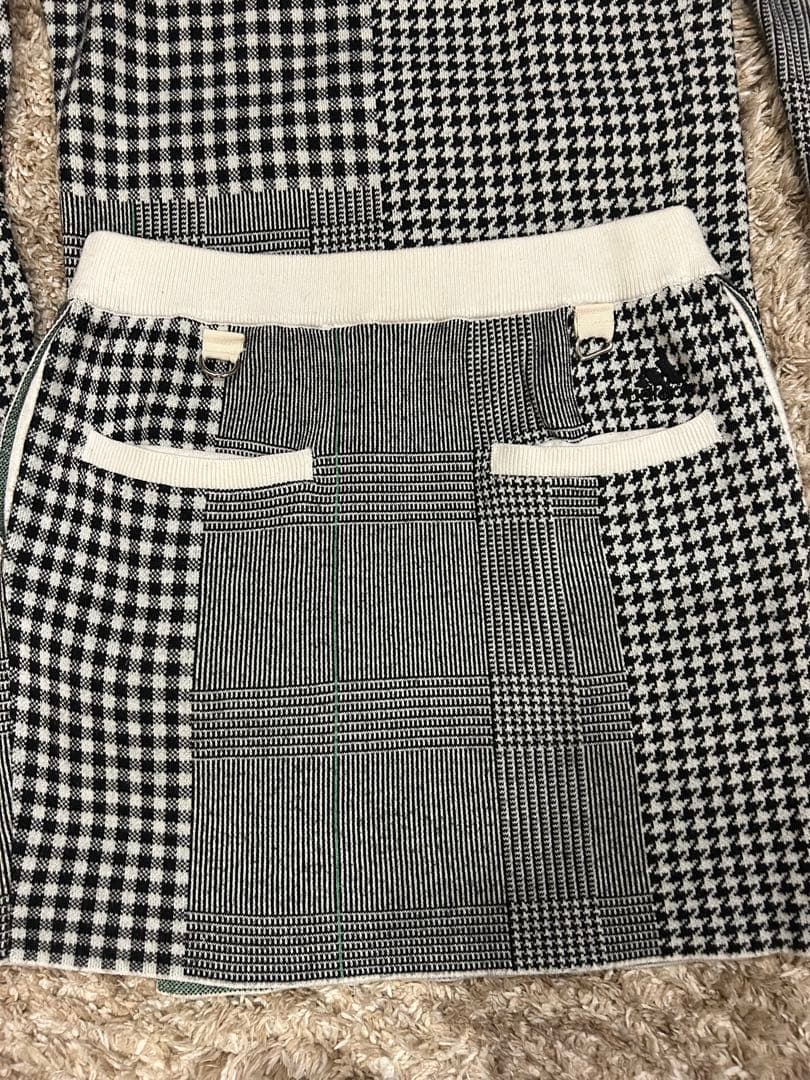 アディダスゴルフ ニット セットアップ Sサイズ　セーター＆スカート