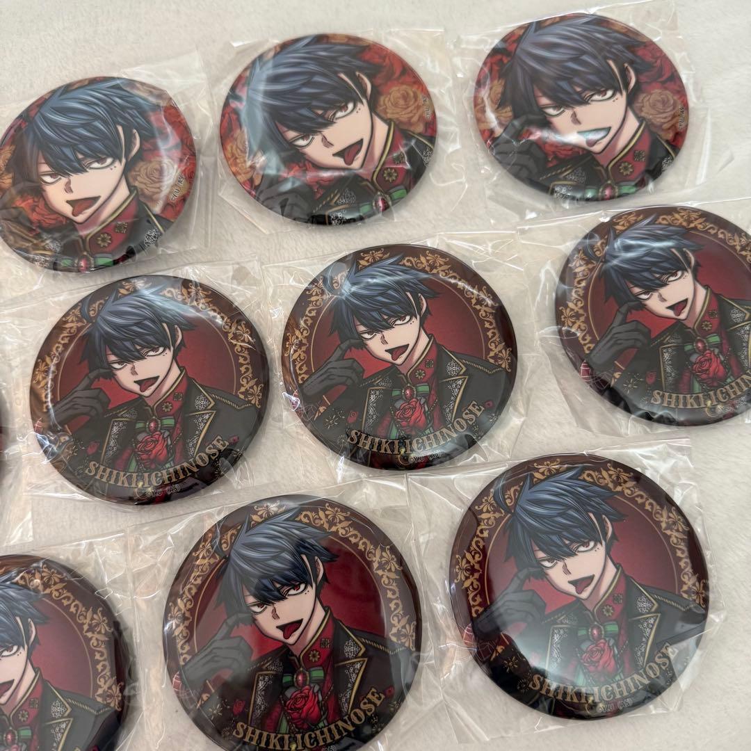 桃源暗鬼 一ノ瀬四季 BIGグリッター缶バッジ ファボテリア １４個