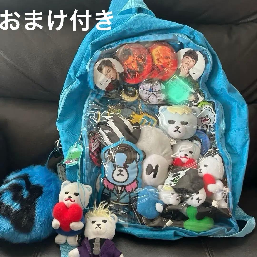 BIGBANG 透明バッグ　ぬいぐるみ バッジ　グッズ　T.O.P V.I