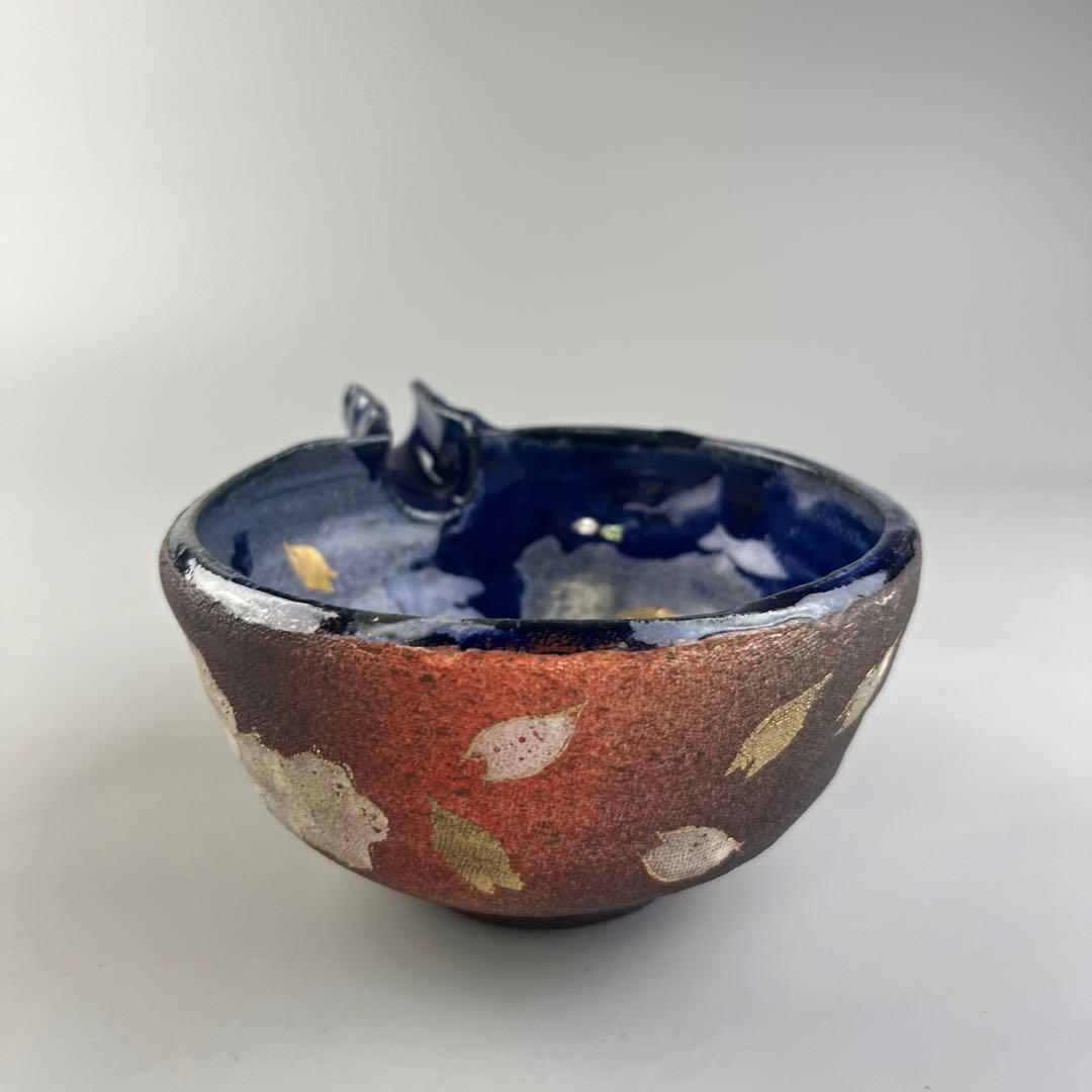 島田恭子 桜文酒器 共箱 櫻文器 櫻文鉢