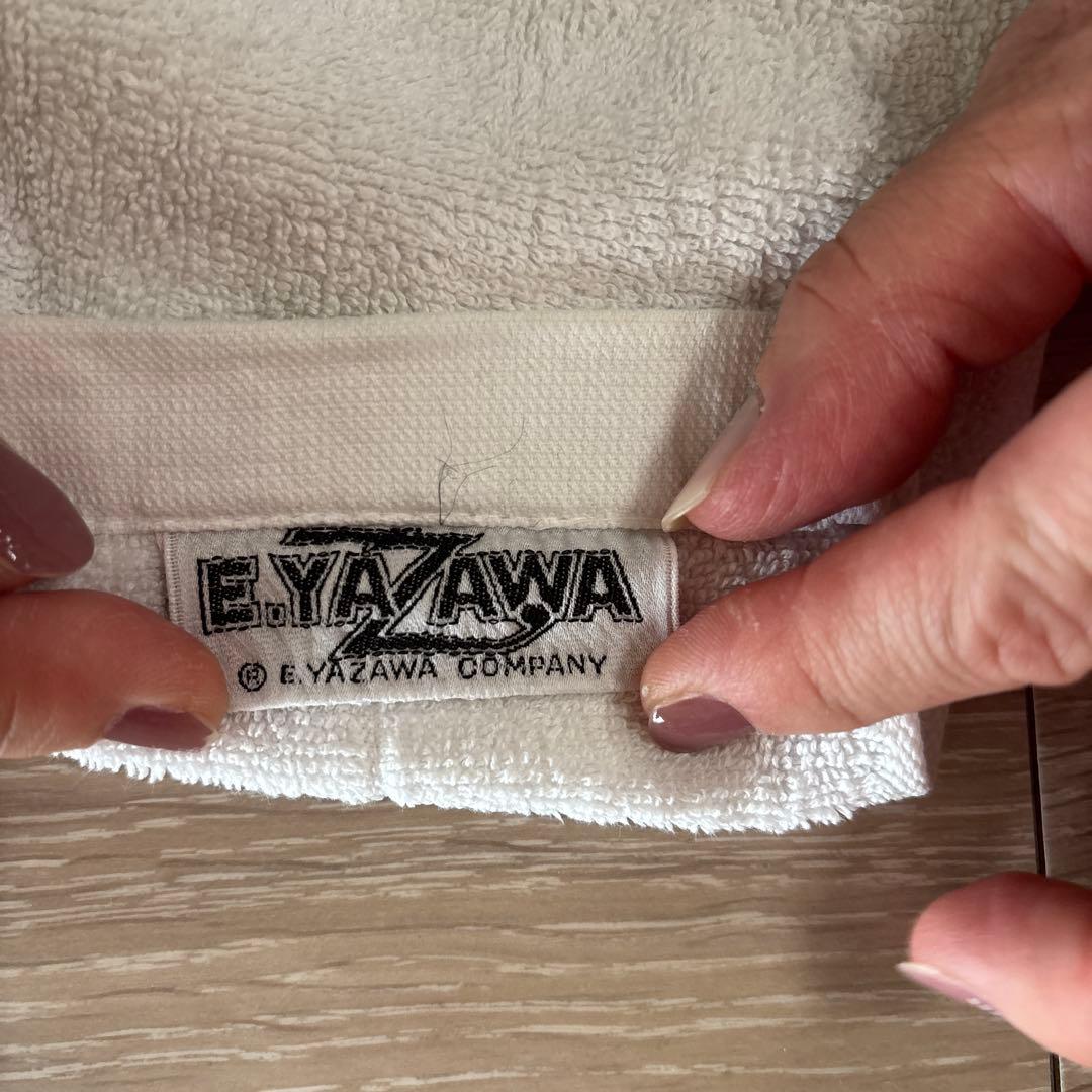 E.YAZAWA ロゴタオル ホワイト