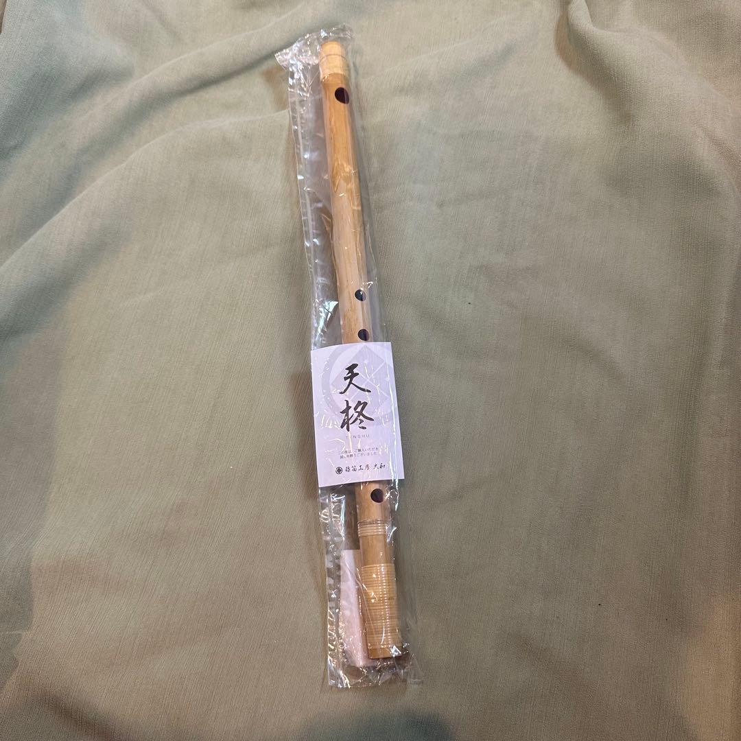 Tenshu お囃子 お祭り用 和楽器 伝統工芸 (4本調子／6穴)