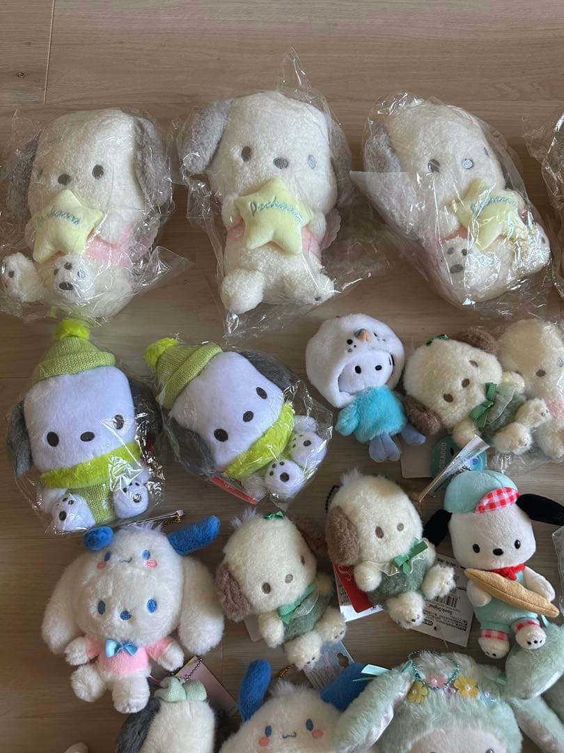 サンリオ　ポチャッコ　ぬいぐるみ　マスコット