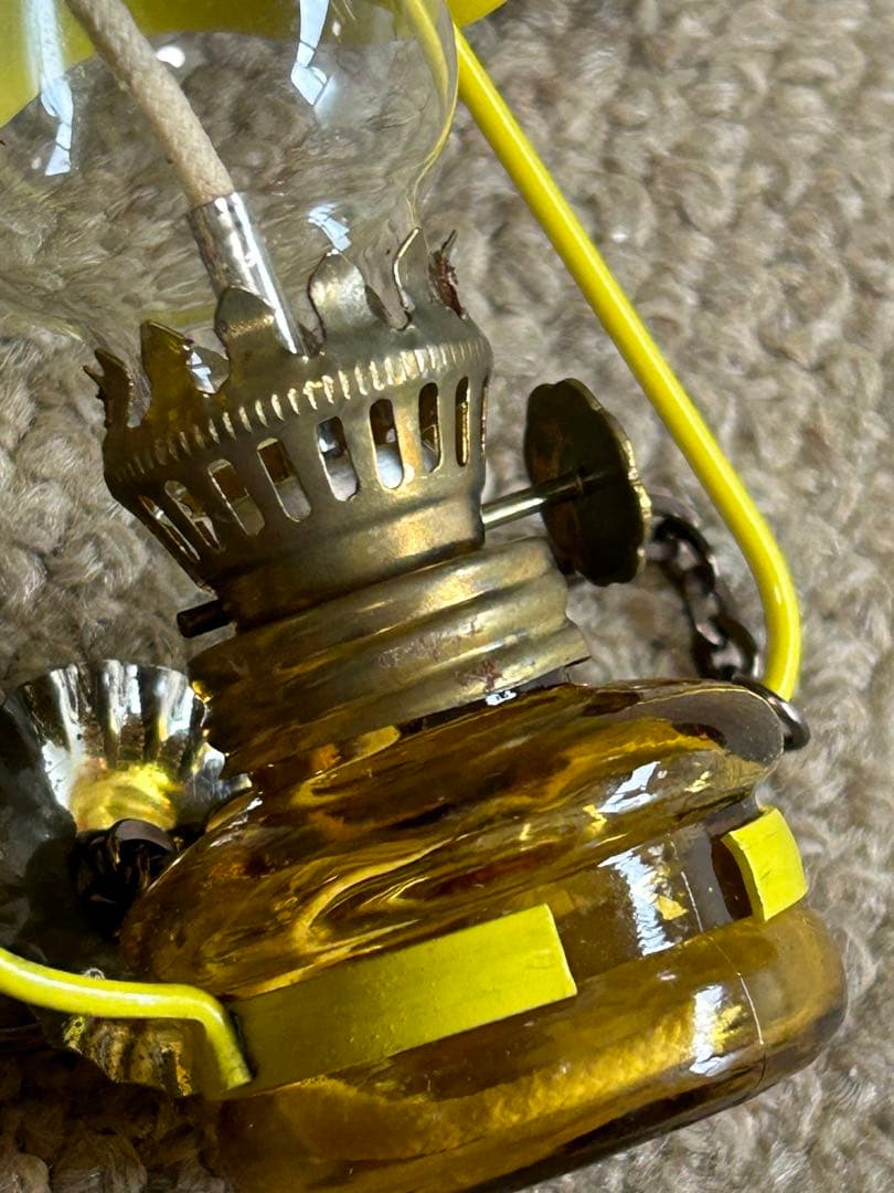 ヴィンテージ　オイルランタン　豆ランタン　ミニチュア　レトロ