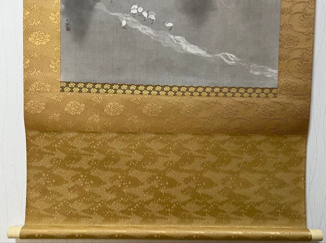 複製／横山大観 ［月に白鷺図］ボストン美術館東洋部創立百周年記念 限定 復刻 ！