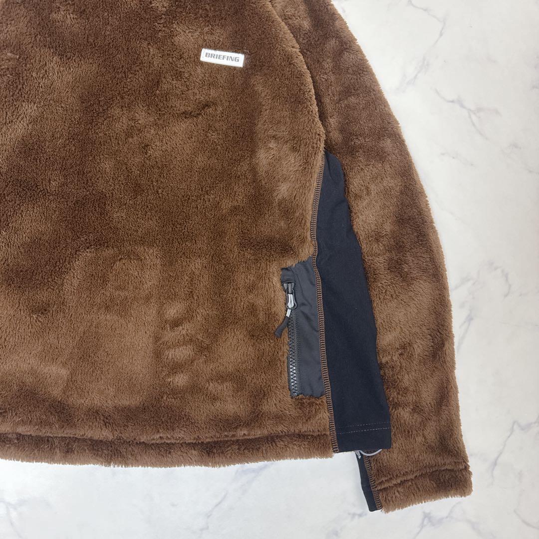 ✨美品✨BRIEFING ボア フリース パーカー POLATEC サイズM