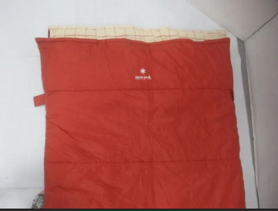  peak BD-011 寝袋 赤・クリーム