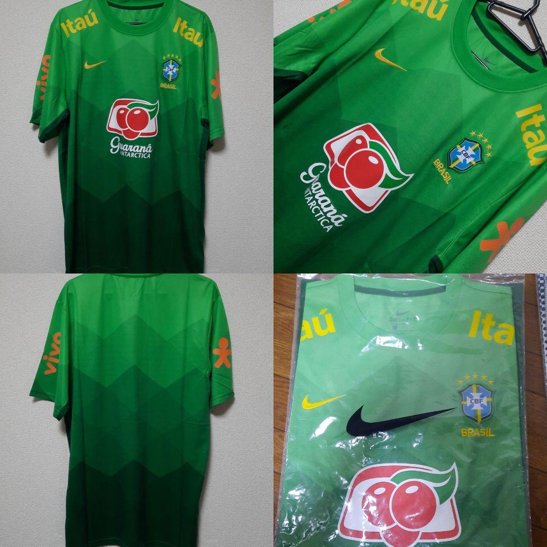 ブラジル代表 トレーニングシャツ フルスポンサーモデル。