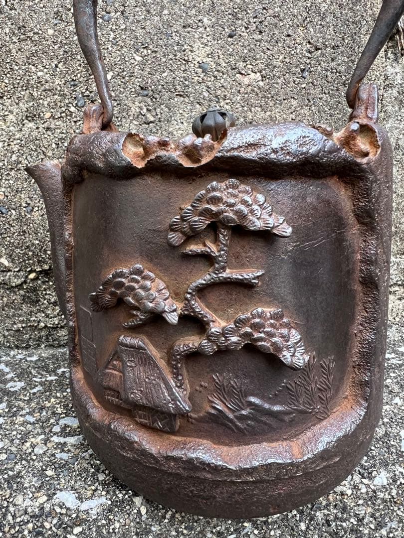 本物保証　鉄瓶　龍文堂　美品