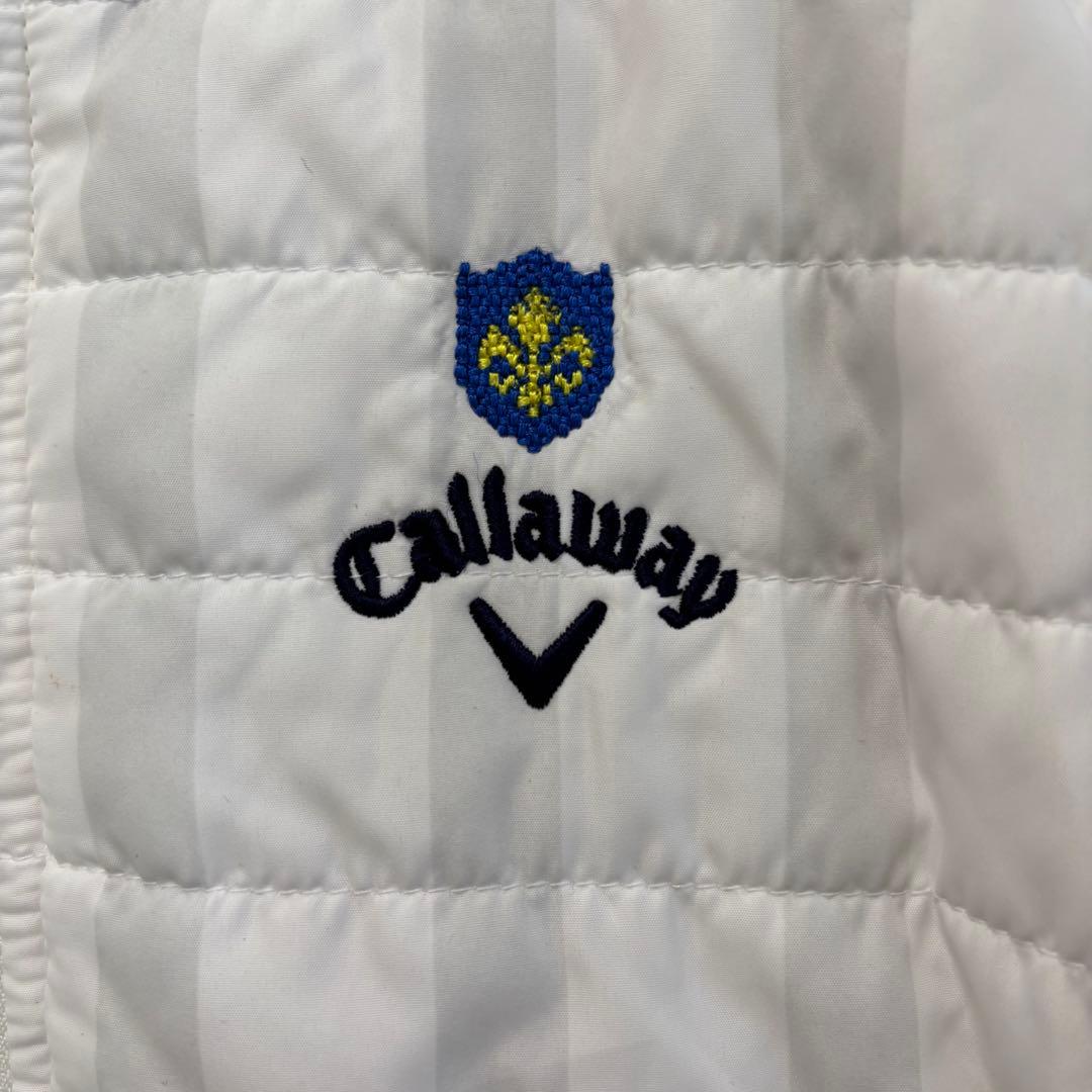 キャロウェイゴルフ　ゴルフウェア　S ワンピース　中綿ダウン　ファー付　ベスト