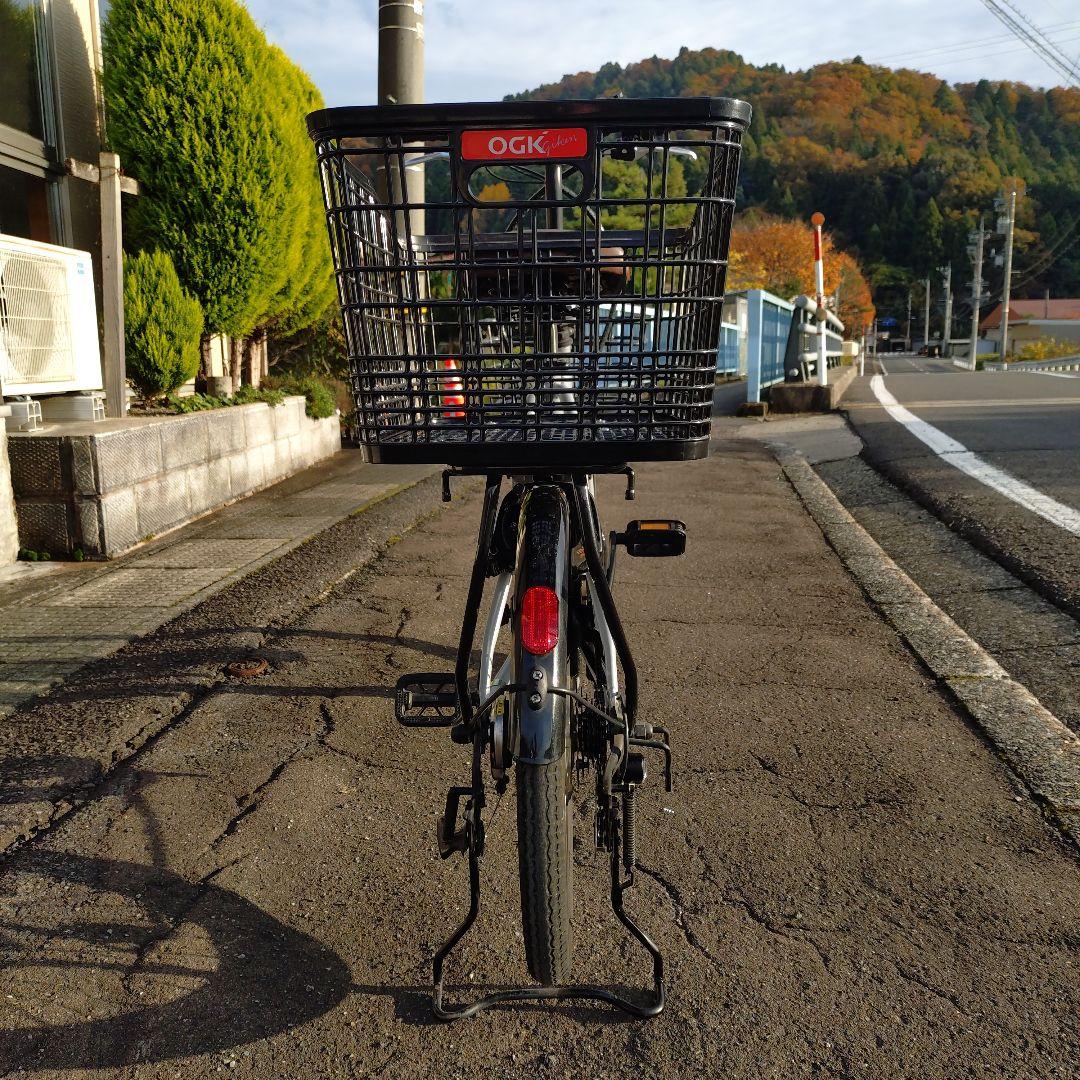 電動アシスト自転車 シティタイプ グレー