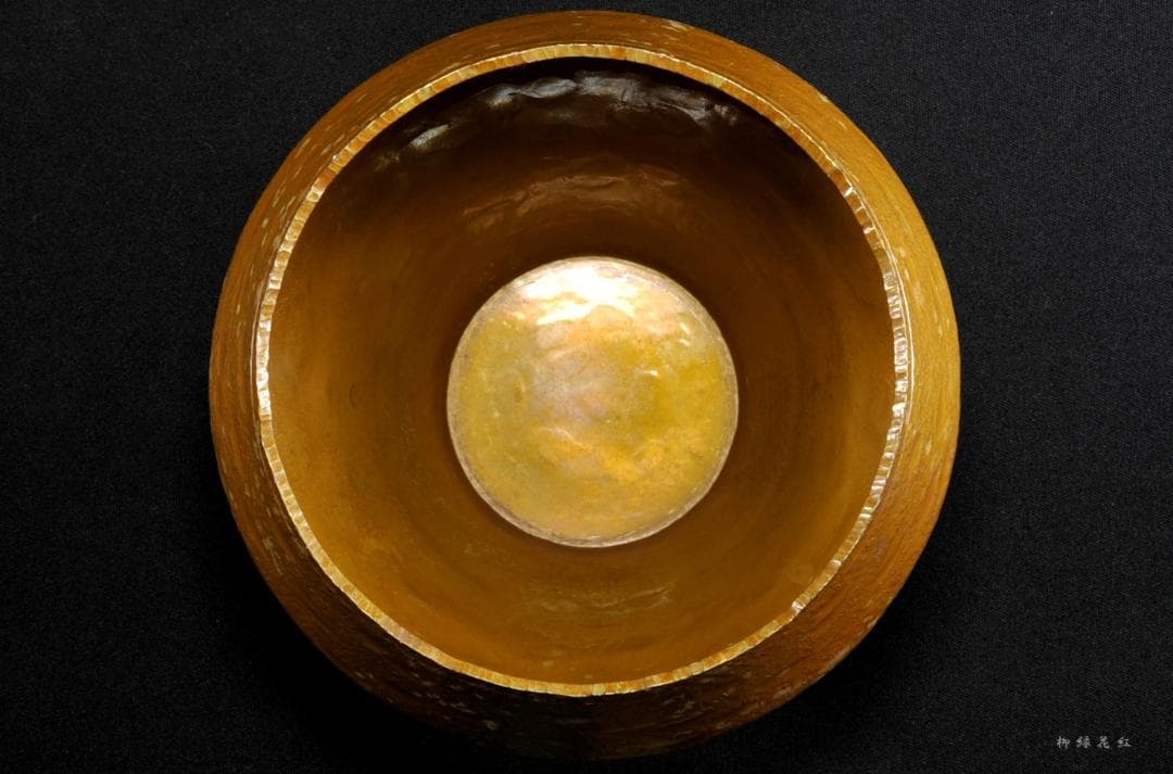 十一代 中川浄益 毛織 車軸 建水 共箱 茶道具