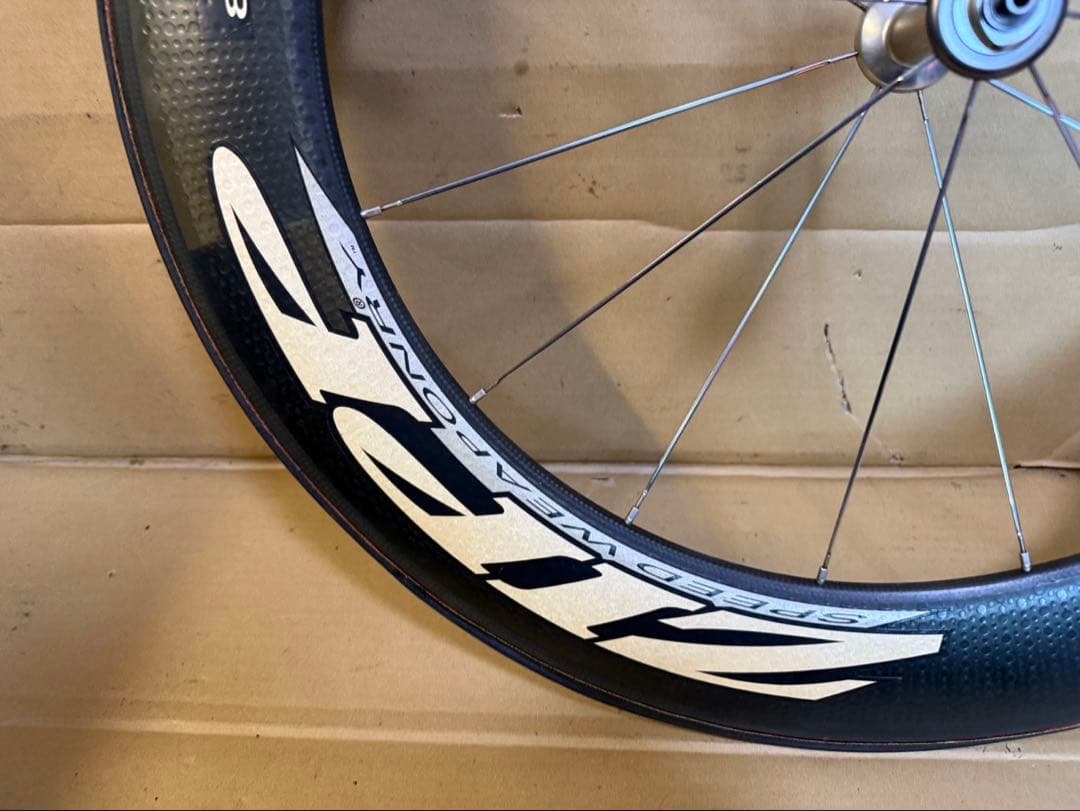 ZIPP808 カーボンホイール チューブラー フロントのみ