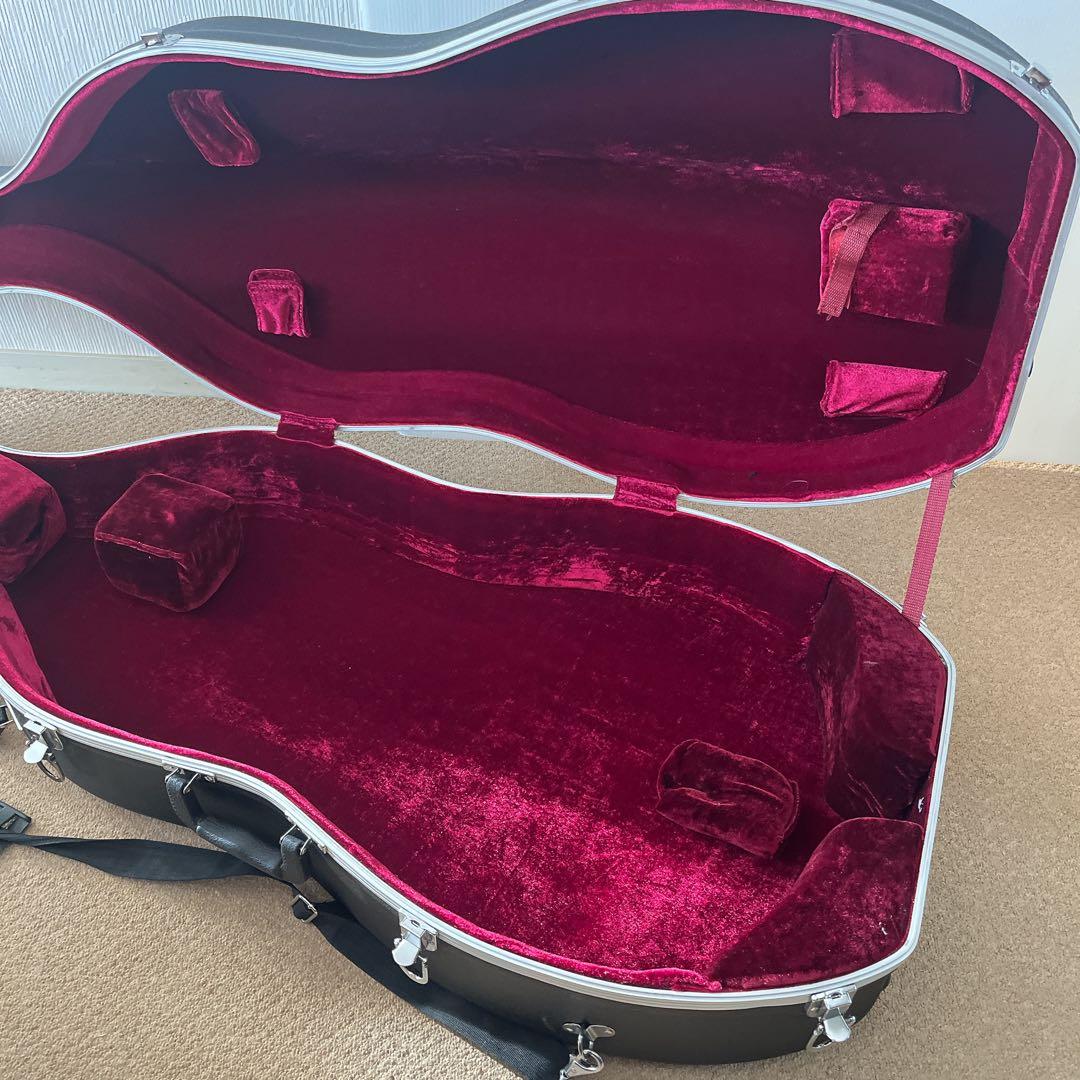 チェロケース キャスター付きハードケース ブラック