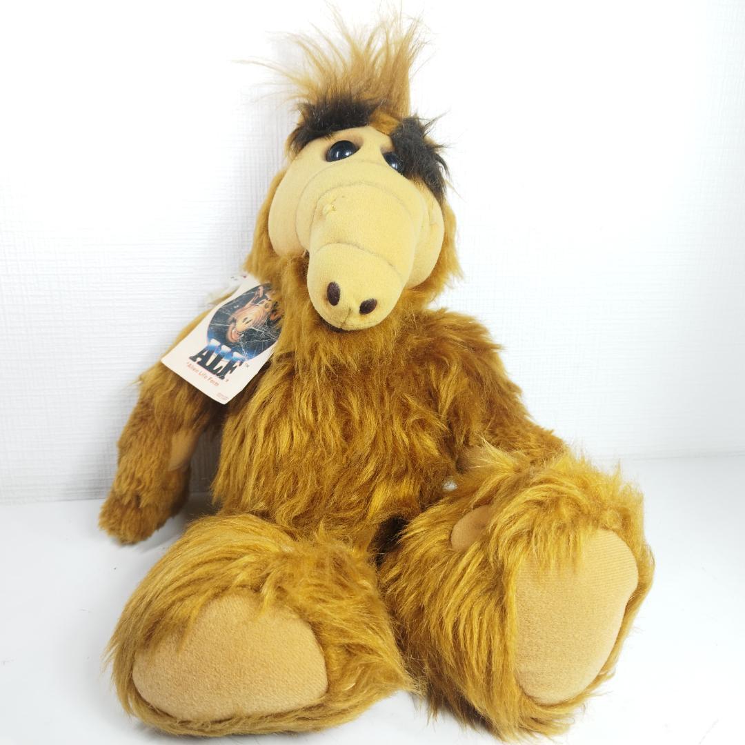 アルフ ALF ぬいぐるみ タグ付き1986 美品 新品 アンティーク I353