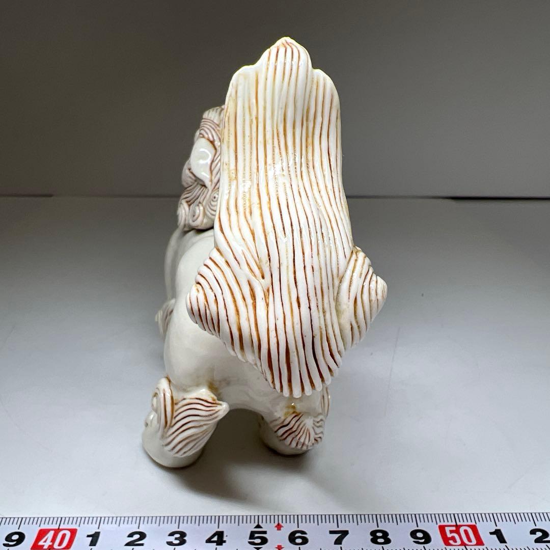 時代　平戸焼　獅子香炉　木箱付　幅約13.5㎝　東Y7-1003⭐︎2Fトヒチサ