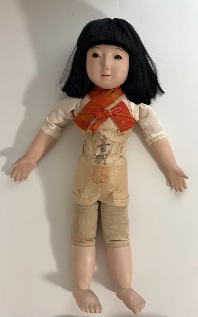 市松人形　音羽　５２cm 在銘　アンティークドール