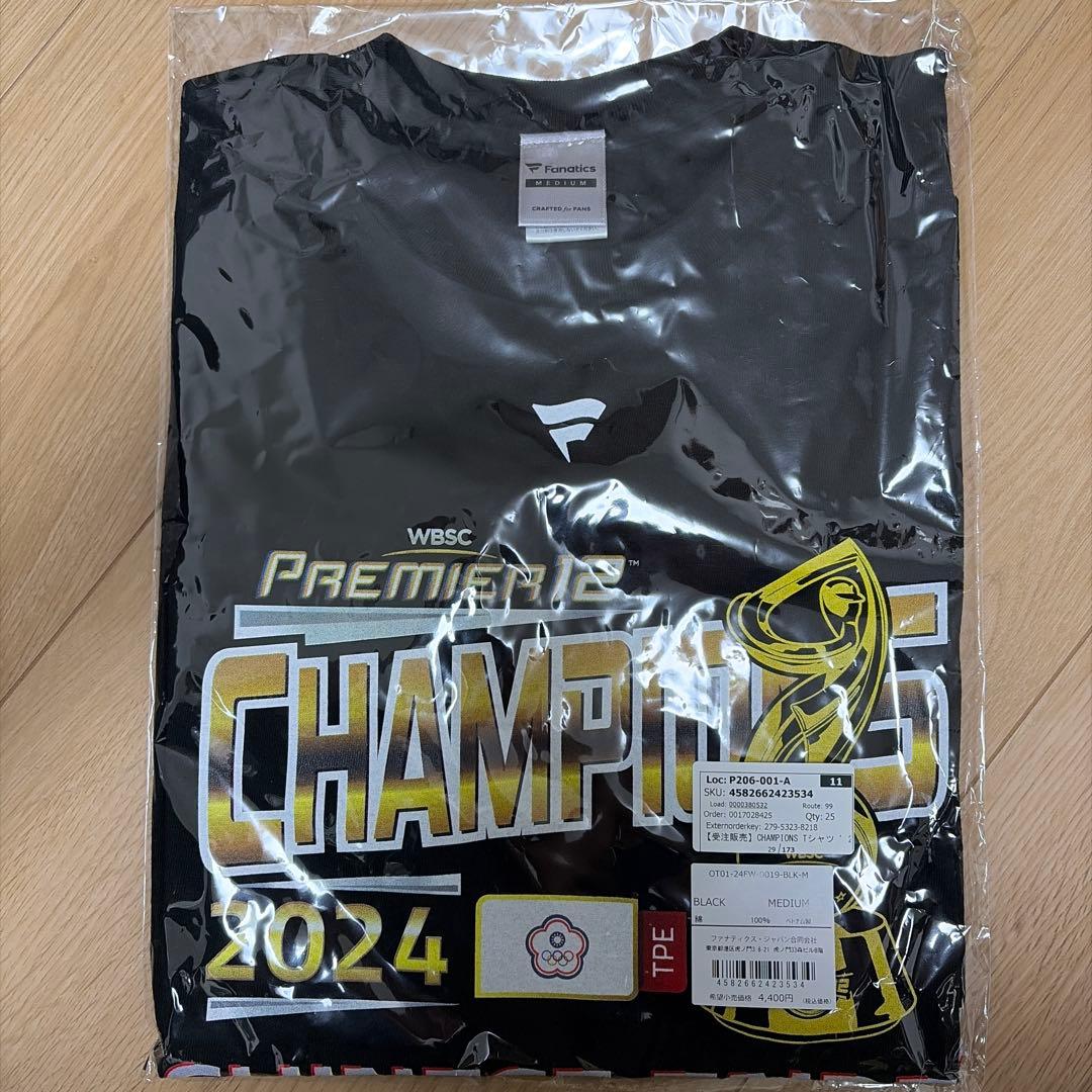 Fanatics 2024 WBSCプレミア12チャンピオンズ Tシャツ M