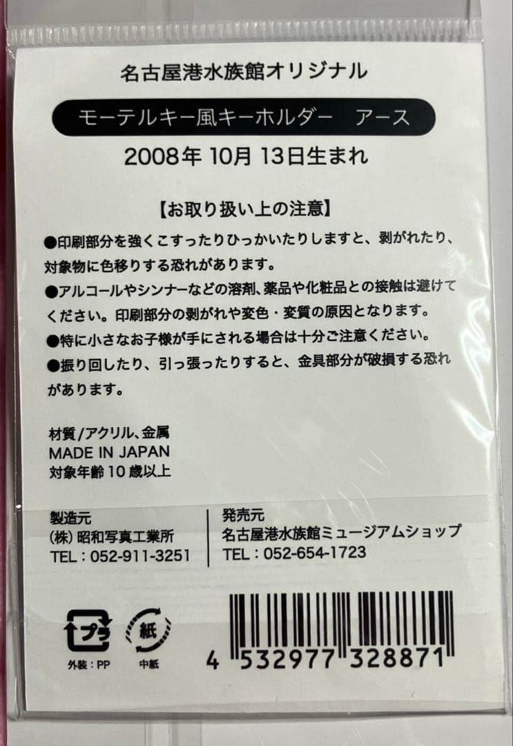 レア　名古屋港水族館　アース　キーホルダー